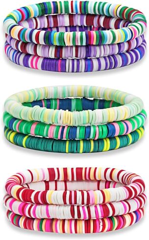 2024 أساور الهالوين للنساء، سوار من الخرز الطيني، مجموعة أساور هيشي سيرفر، بو جمجمة اليقطين، أساور مطرزة بالهالوين، أساور قابلة للتكديس للهالوين، هدايا مجوهرات in Kuwait