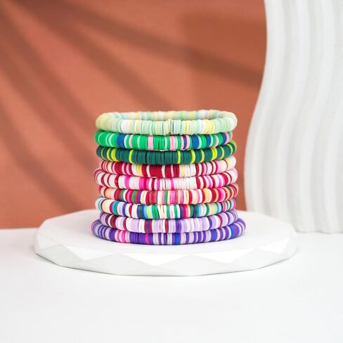 2024 أساور الهالوين للنساء، سوار من الخرز الطيني، مجموعة أساور هيشي سيرفر، بو جمجمة اليقطين، أساور مطرزة بالهالوين، أساور قابلة للتكديس للهالوين، هدايا مجوهرات in Kuwait