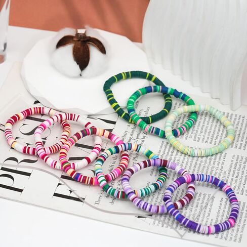 2024 أساور الهالوين للنساء، سوار من الخرز الطيني، مجموعة أساور هيشي سيرفر، بو جمجمة اليقطين، أساور مطرزة بالهالوين، أساور قابلة للتكديس للهالوين، هدايا مجوهرات in Kuwait