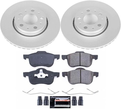 Power Stop KOE3004 Autospecialty Front Replacement Brake Kit-OE Brake Rotors & Ceramic Brake Pads in Saudi Arabia