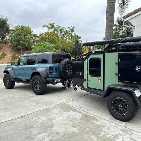 Wrangler JK Tow Hitch، مجموعة استقبال وصلة قطر 2 بوصة مع حزام أسلاك 4 دبابيس متوافق مع 2007-2018 Wrangler JK JKU 2 و4 أبواب غير محدودة لأجهزة استقبال سحب المصد الخلفي in Saudi Arabia