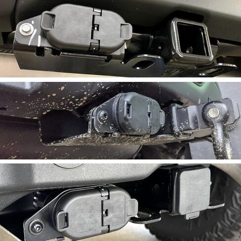 Wrangler JK Tow Hitch، مجموعة استقبال وصلة قطر 2 بوصة مع حزام أسلاك 4 دبابيس متوافق مع 2007-2018 Wrangler JK JKU 2 و4 أبواب غير محدودة لأجهزة استقبال سحب المصد الخلفي in Saudi Arabia