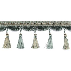 Tassel Fringe Trim 5.25 Yard x 4 Inches Luxury Handmade Beaded Tassel Fringing Trimmings for Curtain Sofa Dress Decor…