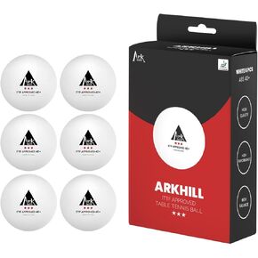 3 Star Ping Pong for Table Tennis, ITTF Certified Professional 40+ Balls, Practice, Training, or Competition Use, White or Orange 40mm Ball Bulk Sets, High Performance