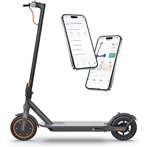 Electric Scooter, 8.5'' Tires, Max 20-23 Miles Range, 350W Motor, Max 19 MPH Speed, Dual Braking, Folding Commuting Electric Scooter Adults (Sport Scooter 23 Miles)