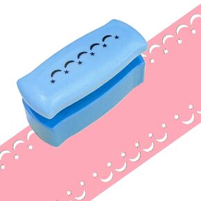 MIAO JIN Musical Note Craft Punch Hemming Punch Edge Paper Punch Hand Scrapbooking Fancy Border Punch Fancy Hole Punch DIY Art scrapbooks Gift Cards Wedding Cards Decorations (Shell Color is Random)