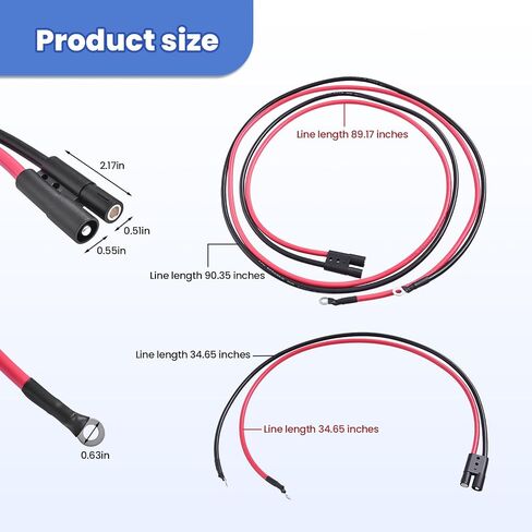 HYD01684 HYD01690 Snow Plow Power Ground Cable Truck and Plow Side Repair Harness Fit for BOSS Plows Snow Plow Harness Repair Kit in Saudi Arabia