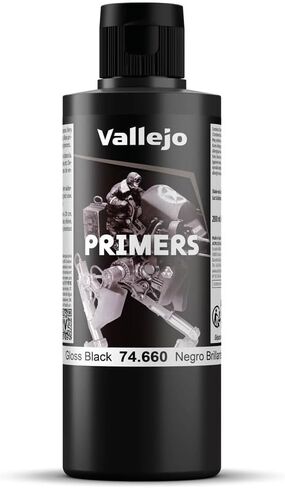 Vallejo Gloss Black Primer 32ml Paint in Saudi Arabia