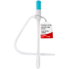 TERA PUMP AA Battery-Powered Hand Fuel Transfer Pump (2.8 GPM) Electric Gas Pump for Gas Diesel Kerosene & more