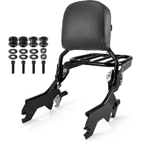 HoldFast Sissy Bar Upright for FXFB FXFBS Detachable Passenger Backrest w/Sport Luggage Rack w/Docking Hardware Quick Release Fit Harley Softail Fat Bob 114 2018-Up in Kuwait