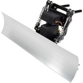مجرفة الثلج/محراث الثلج من الألومنيوم RC 1/10 مع محرك معزز لسيارة 1/10 SCX10 II 90046 90047 90028 90027 TRX4 RC الزاحفة