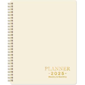 2025 Planner - 2025 Planner Weekly and Monthly, January - December 2025, 8" x 10", Planner 2025 Calendar Monthly Planner