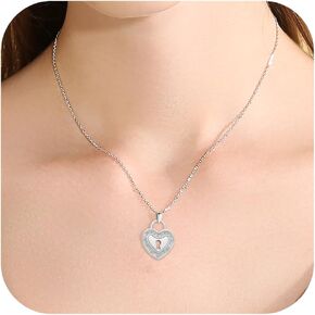 Necklaces for Women, 14K Gold Plated Necklaces for Women Trendy & Silver Necklaces for Women, Boutique Dainty Heart Necklaces, Jewelry Gifts for Lover Mom
