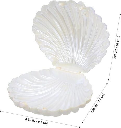 Gadpiparty 10Pcs Sea Shells Candy Boxes Sea Shell Shape Jewelry Display Box Chocolate Box Party Treat Boxes for Wedding Birthday Party Favors, Sky-blue in Saudi Arabia