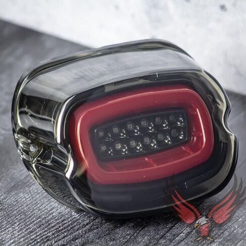 ضوء خلفي LED من Eagle Lights HALOZ Layback مع إشارات الانعطاف للدراجات النارية Harley Davidson in Saudi Arabia