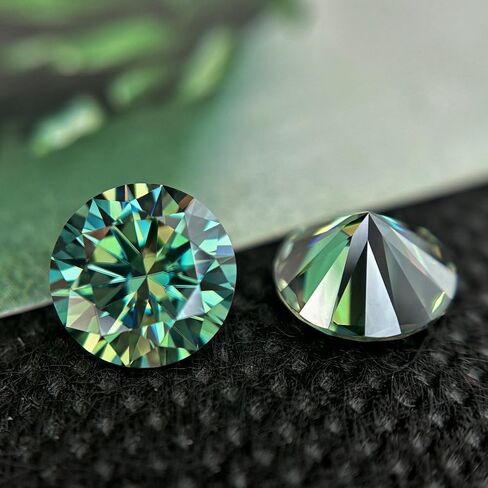 جولة رائعة 0.2-4ct اللون الأخضر VVS1 وضوح مويسانيتي أحجار كريمة مفكوكة للمجوهرات DIY in Kuwait