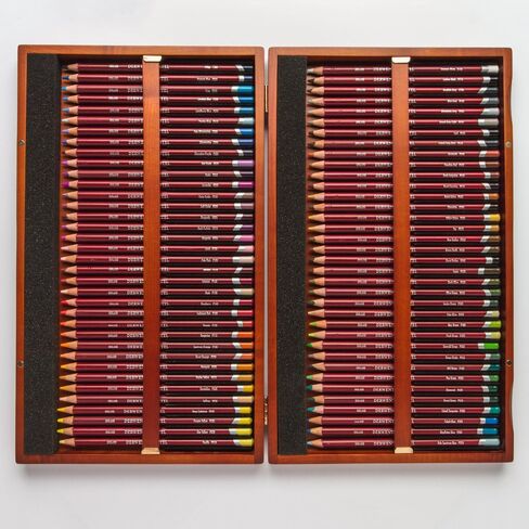 Derwent Pastel Pencils, 4mm Core, Wooden Box, 48 Count (0700644) in Saudi Arabia