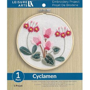Leisure Arts Embroidery Kit 6" Home Sweet Home - Embroidery kit for Beginners - Embroidery kit for Adults - Cross Stitch Kits - Cross Stitch Kits for Beginners - Embroidery Patterns
