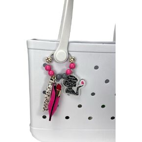 Cute Mom Charms for Bogg Bag Accessories, Mom Life Charm Decor For Backpack Handbag Tote Rubber Beach Bag Accessories,Gifts For Mom Women