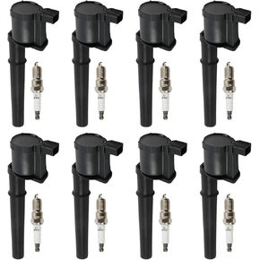 4PCS UF672 Ignition Coils + 4PCS 97390 Iridium Spark Plugs Ignition Coils Pack Fits for 2012-2015 Civic, 2013-2015 ILX 1.8L 2.0L, Coil Pack Set