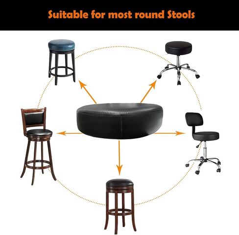 غطاء حماية لتناول الطعام، غطاء مقعد أسود، مقاس φ33 سم، أسود in Kuwait