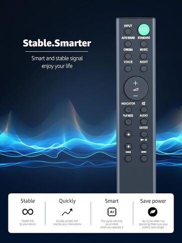 RMT-AH500U استبدال جهاز التحكم عن بعد مناسب لسوني Soundbar HT-S350 HT-SD35 SA-WS350 SA-S350 SA-WSD35 SA-SD35 in Kuwait