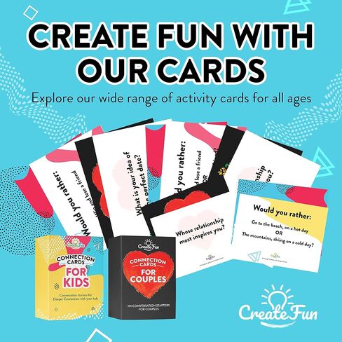 Couple Connection Cards - 101 Couples Conversation Starter Cards - Conversation Starter and Question Cards for Engaging and Thought-Provoking Conversations with Your Loved One in Kuwait