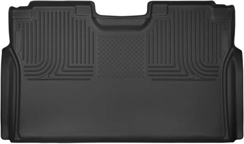 Husky Liners - 53381 Fits 2017-20 Ford F-250/F-350 Crew Cab - with Factory Storage Box X-act Contour 2nd Seat Floor Mat (with factory box) Black in Saudi Arabia
