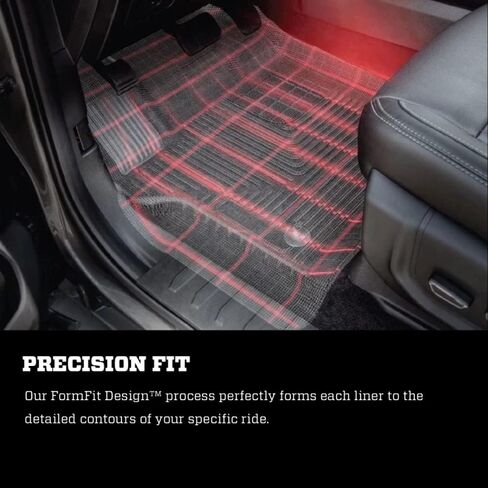 Husky Liners - 53381 Fits 2017-20 Ford F-250/F-350 Crew Cab - with Factory Storage Box X-act Contour 2nd Seat Floor Mat (with factory box) Black in Saudi Arabia