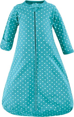 Hudson Baby Unisex Baby Cotton Wearable Sleeping Bag, Sack, Blanket, Boy Dino World Long Sleeve, 0-3 Months in Saudi Arabia