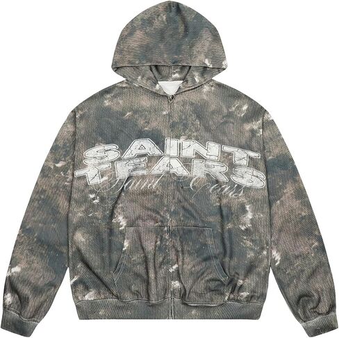 WWCD Hip Hop Earth First Coat Full Zip Jacket Graphic Printing Jacket Coat Men's Heavyweight Coat in Saudi Arabia