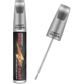 Black Rim Touch Up Paint, Wheel Scratch Repair Touch Up Paint Pen, Black Car Rim Paint for Wheel Repair, Universal Color Satin Matte Black for Rims (Matte Black)