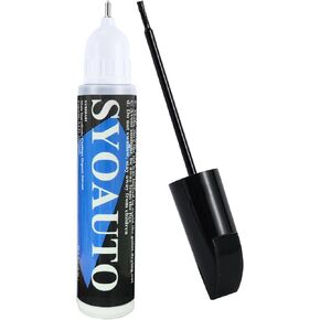 SYOAUTO Black Touch Up Paint for Cars, Auto Touch Up Paint Black Scratch Repair Automotive Black Car Paint Pen 2 in 1 Car Touch Up Paint 0.4 oz