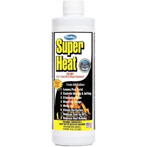 ComStar Super Heat, 8-in-1 Fuel Oil Treatment, Controls Waxing & Jelling, Melts Ice, Lowers Pour Point, Dissolves Sludge, Reduces Soot, Rust, Water, Cleans Parts, Made In USA, 16 Ounces (60-130)..