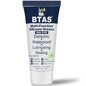 Dielectric Silicone Grease for Automotive Electrical Connectors Battery Terminal Die Electric Spark Plug Corrosion Protection with PTFE Marine Grade 1 oz 1 Pcs