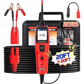 Autel Circuit Tester, Power Circuit Probe Tool, 12-24V Electrical Short Open Breaker Circuit Finder, Automotive Circuit Tester, Digital Multimeter/Relay & Diode Resistance Tool Kit, & 20FT Long Cord