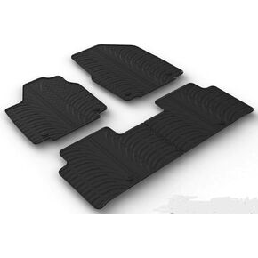 GledringUSA Custom Fit All-Weather Rubber Floor Mats for Kia Optima 2011-2015 - No Trimming Needed.