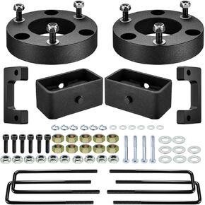 BDFHYK 3.5" Front and 3" Rear Leveling Lift Kits Compatible with Chevrolet Silverado 1500 & GMC Sierra 1500, Suspension Lift Kit Set for 2007-2019 Silverado 1500 2WD 4WD, for GMC Sierra 1500 2WD 4WD