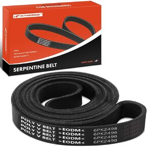 A-Premium Engine Serpentine Drive Belt Compatible with Ford, Dodge, Chevy, GMC, Chrysler, Audi, Buick, Mercury, Olds, Plymouth, Pontiac, Utilimaster & Lincoln Cars - F-150, F-250, Grand Caravan & More