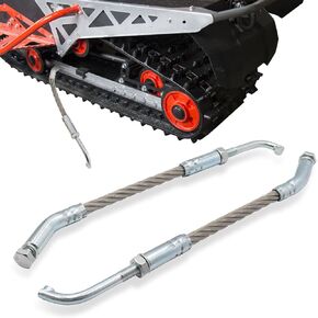 Ice Scratchers Kit FIT for All Reverse and Non-Reverse Gear Equipped Snowmobiles Also Replacement for Track Heights 2-1/2" and Taller 2PCS