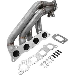 A-Premium Exhaust Manifold Kit With Gaskets & Studs & Nuts & Washers [4Cyl 1.7 2.0L] Compatible with Honda Civic Si 2002-2011& Acura RSX Base 2002-2006, Type-S 2002-2006, Replace# HPMFK20SWT311G