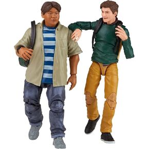 Spider-Man Marvel Legends Series 60th Anniversary Peter Parker and Ned Leeds MCU 6-inch Action Figures, 7 Accessories (pack of 2)