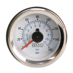 VIAIR 90083 Dual Needle Gauge blue 2in.