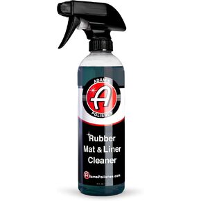 Adam's Polishes Rubber Mat & Liner Cleaner 16oz Protectant & Rubber Floor Mat Cleaning Solution for Car Detailing | Deep Cleans & Restores Mats, Truck Bed Cargo Liners, Trunk Mat Accessories & More