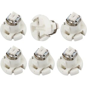 uxcell 6 Pcs T3 Red 3020 Surface Mount Device LED Car Dashboard Signal Light Bulb 12V Internal
