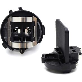 iJDMTOY One Pair OE-Spec H7 Bulb Socket Retainer Holder Adapters, Compatible with Volkswagen Golf GTI Passat Tiguan EOS, etc