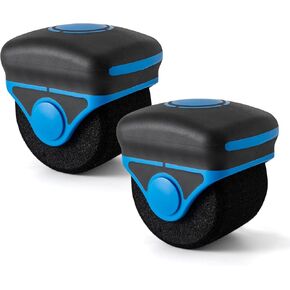 NEWISHTOOL Sponge Seam Roller Vinyl Applicator Tool, 2 Pack Soft Foam Wheel Roller Paint Roller, Pro Heat-Resistant Rolling Tools for Vinyl Application on Vehicle Contoured, Rivets and Uneven Surface