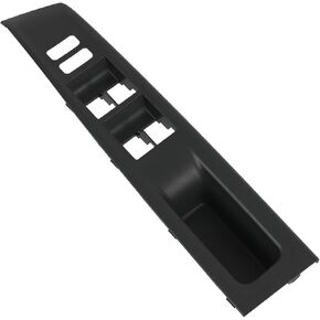 Front Passenger Side Door Window Switch Bezel Trim #74231-52650-C0 Armrest Base Panel - Compatible with Toyota Yaris L LE SE 4Doors Sedan 2012 2013 2014