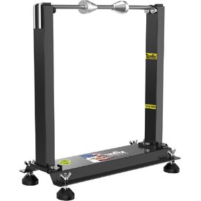 Motorcycle Wheel Balance Stand, Heavy-Duty Single-Axle Wheel Balancing Tool for Static & Dynamic Tire Alignment, Balancer for Sport and Dirt Bike Wheels
