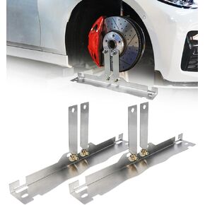 Upgraded Wheel Alignment Tool with Connection Sheet, Heavy Duty Stainless Steel Toe Alignment Tool Plates for Car, Truck, SUV